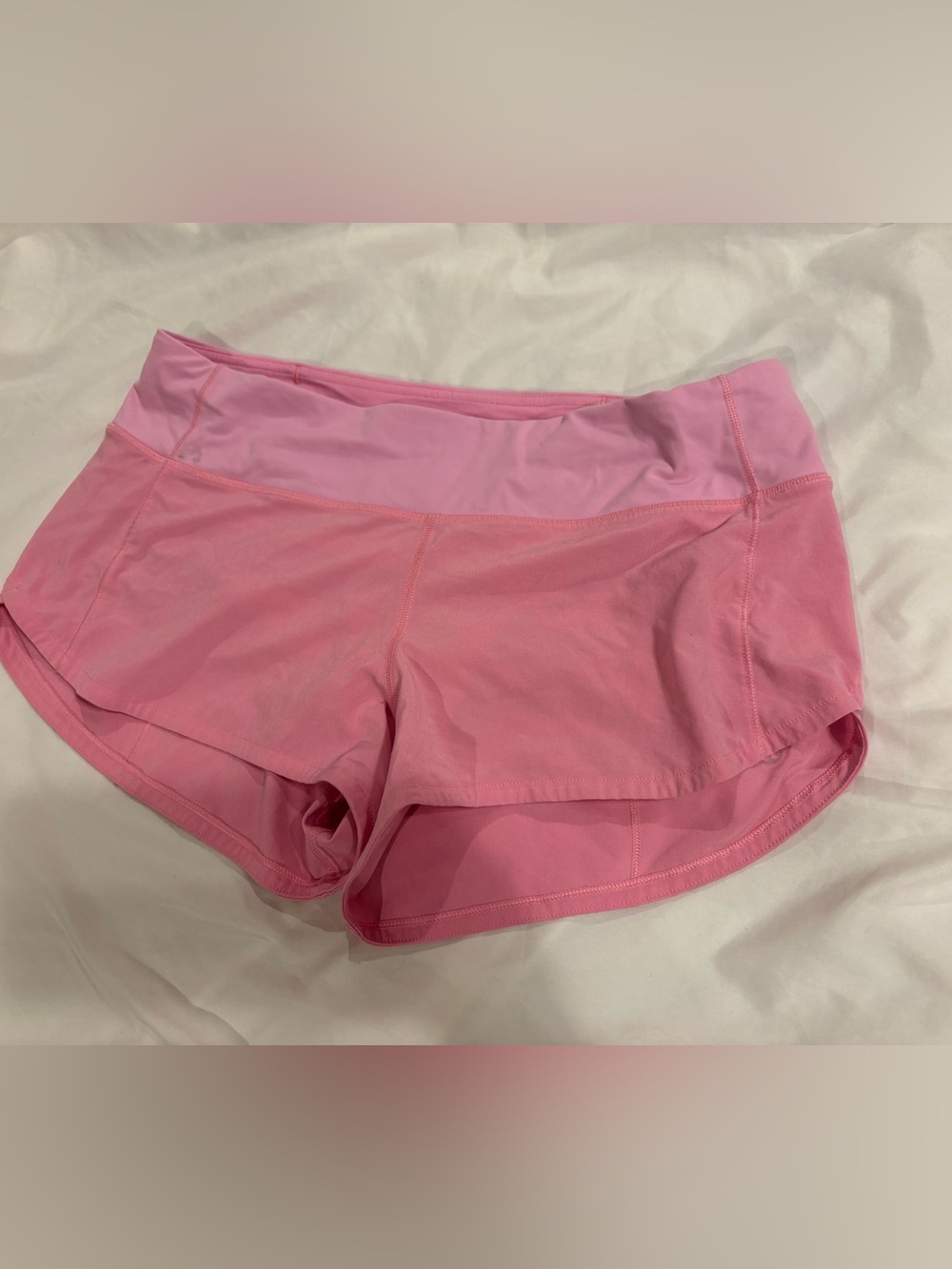 lululemon athletica Pink Layered Running Shorts